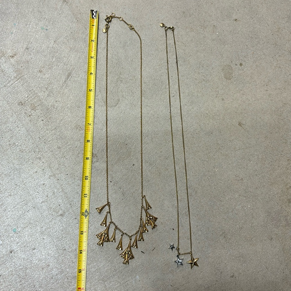 2 j. Crew long necklaces